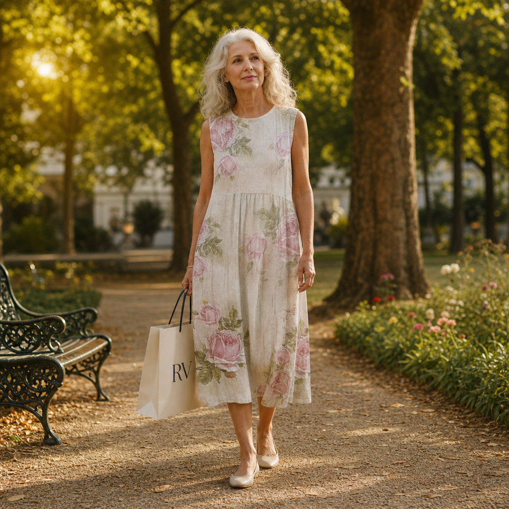 Hermine - Fließendes und bequemes Kleid