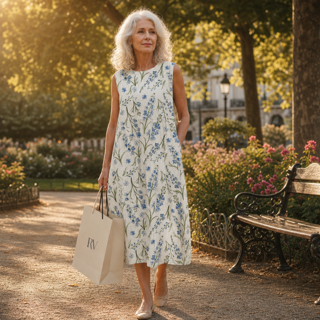 Frédérique - Fließendes und bequemes Kleid