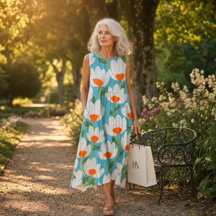 Isolde - Fließendes und bequemes Kleid