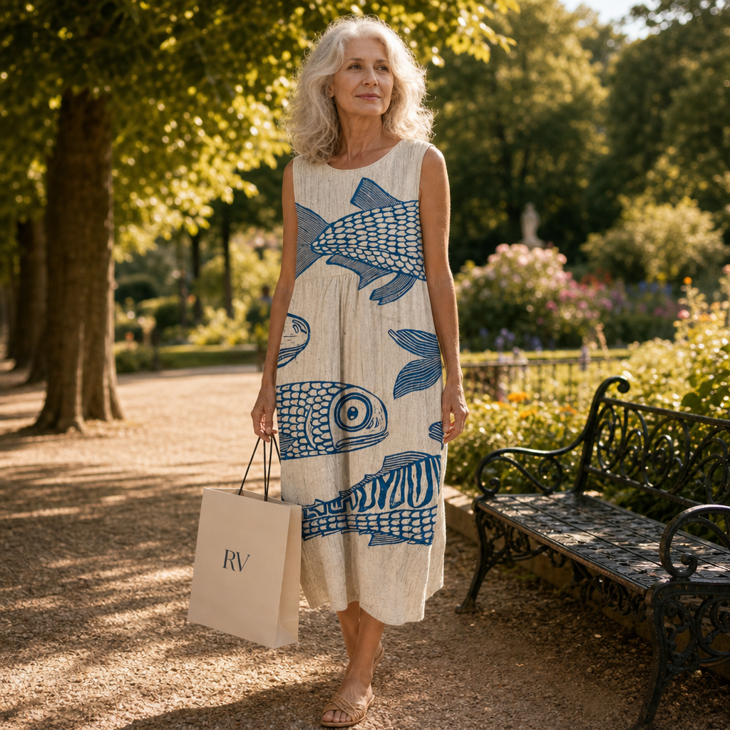 Mathilde - Fließendes und komfortables Kleid