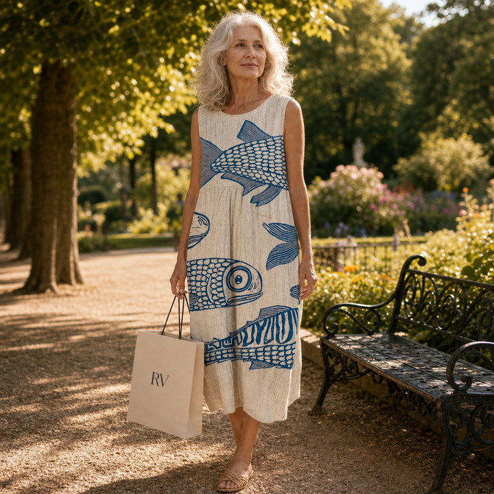 Mathilde - Fließendes und komfortables Kleid
