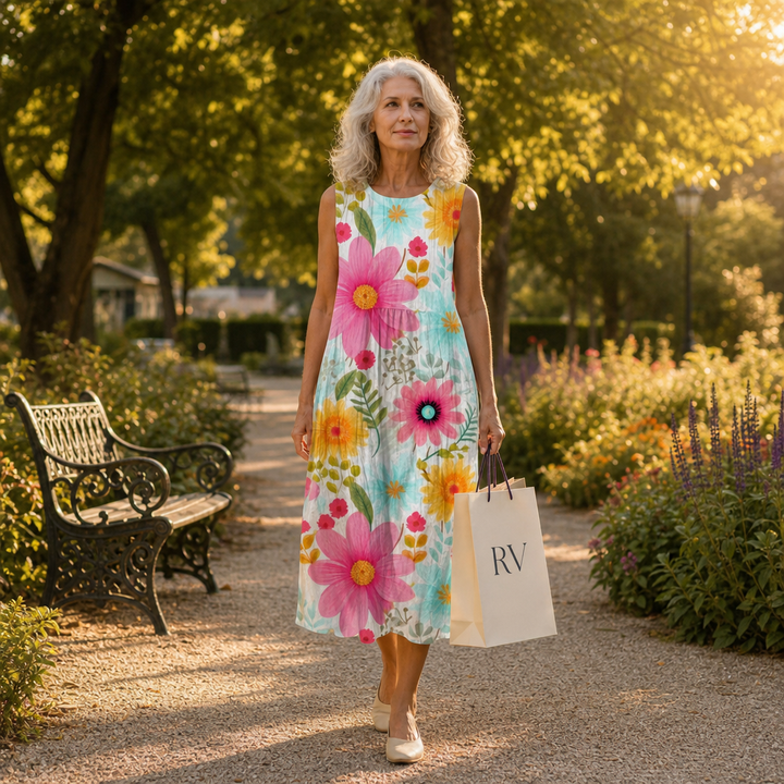 Pia - Fließendes und komfortables Kleid