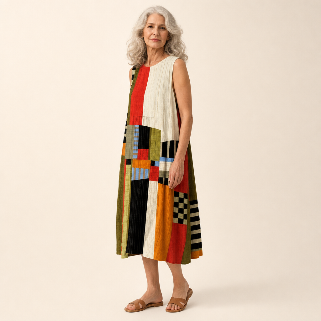 Flavie - Fließendes und komfortables Kleid