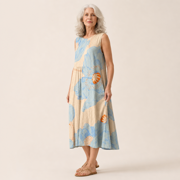 Léontine - Fließendes und komfortables Kleid