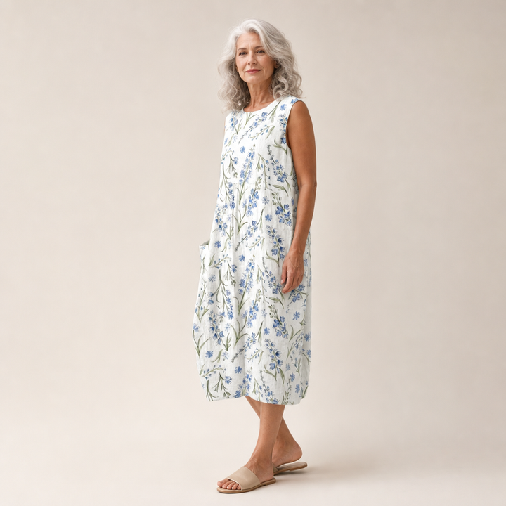 Frédérique - Fließendes und bequemes Kleid