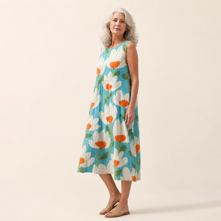 Isolde - Fließendes und bequemes Kleid