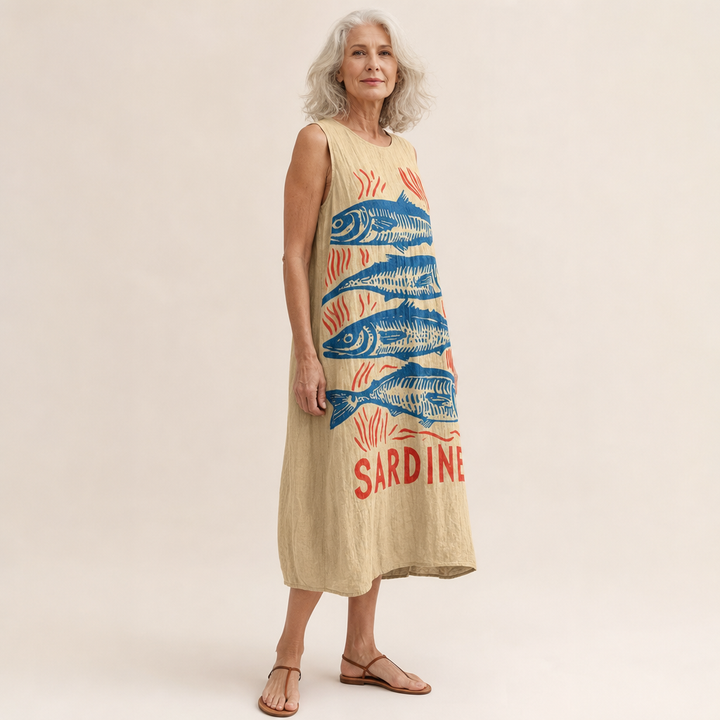 Noémie - Fließendes und bequemes Kleid