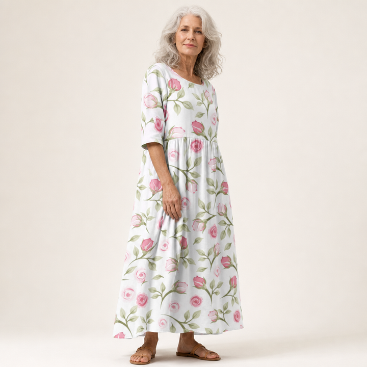 Thais - Langes, fließendes, schickes und bequemes Kleid