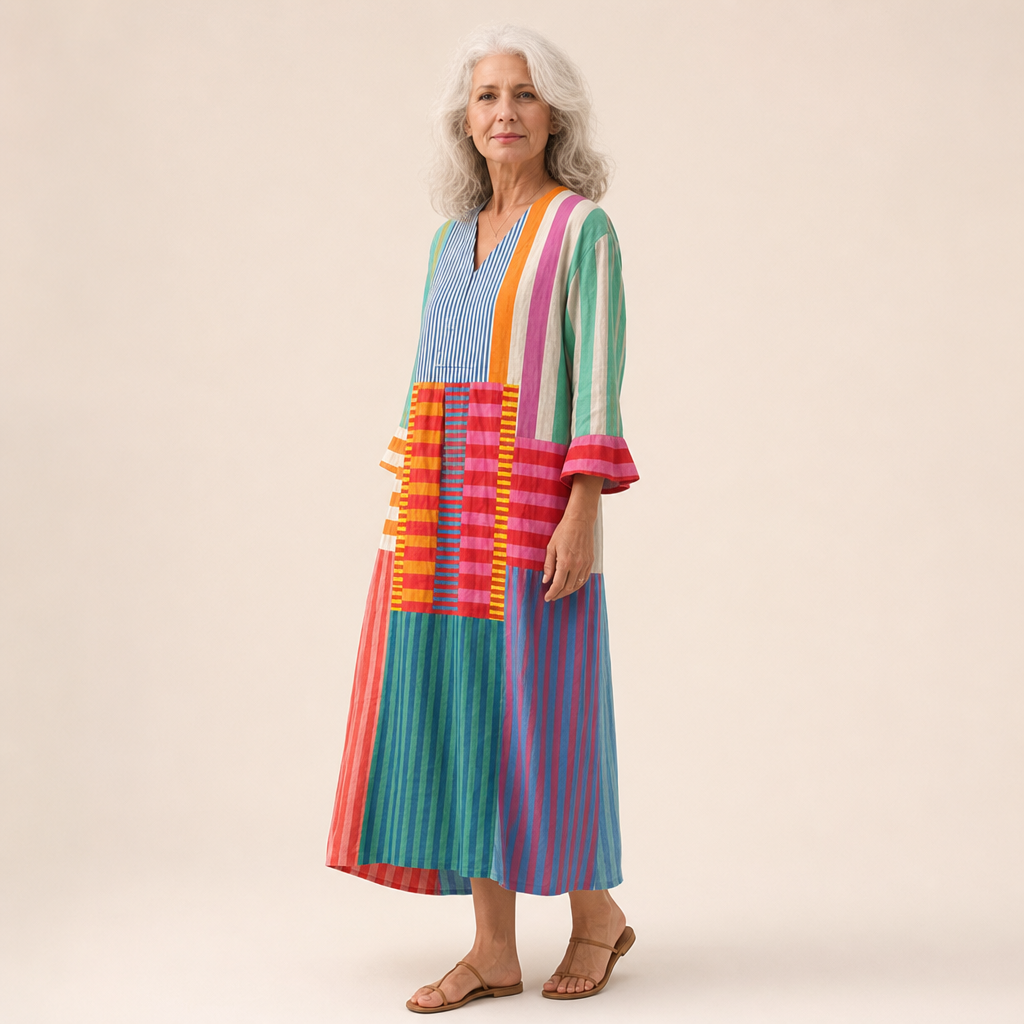 Alix - Flatternde Gedruckte Sommerkleid
