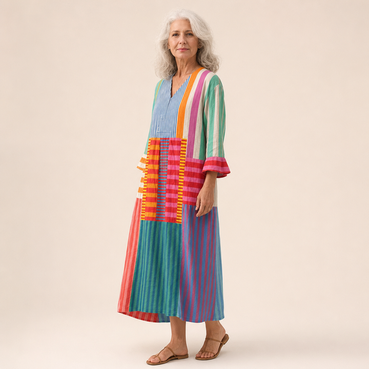 Alix - Flatternde Gedruckte Sommerkleid