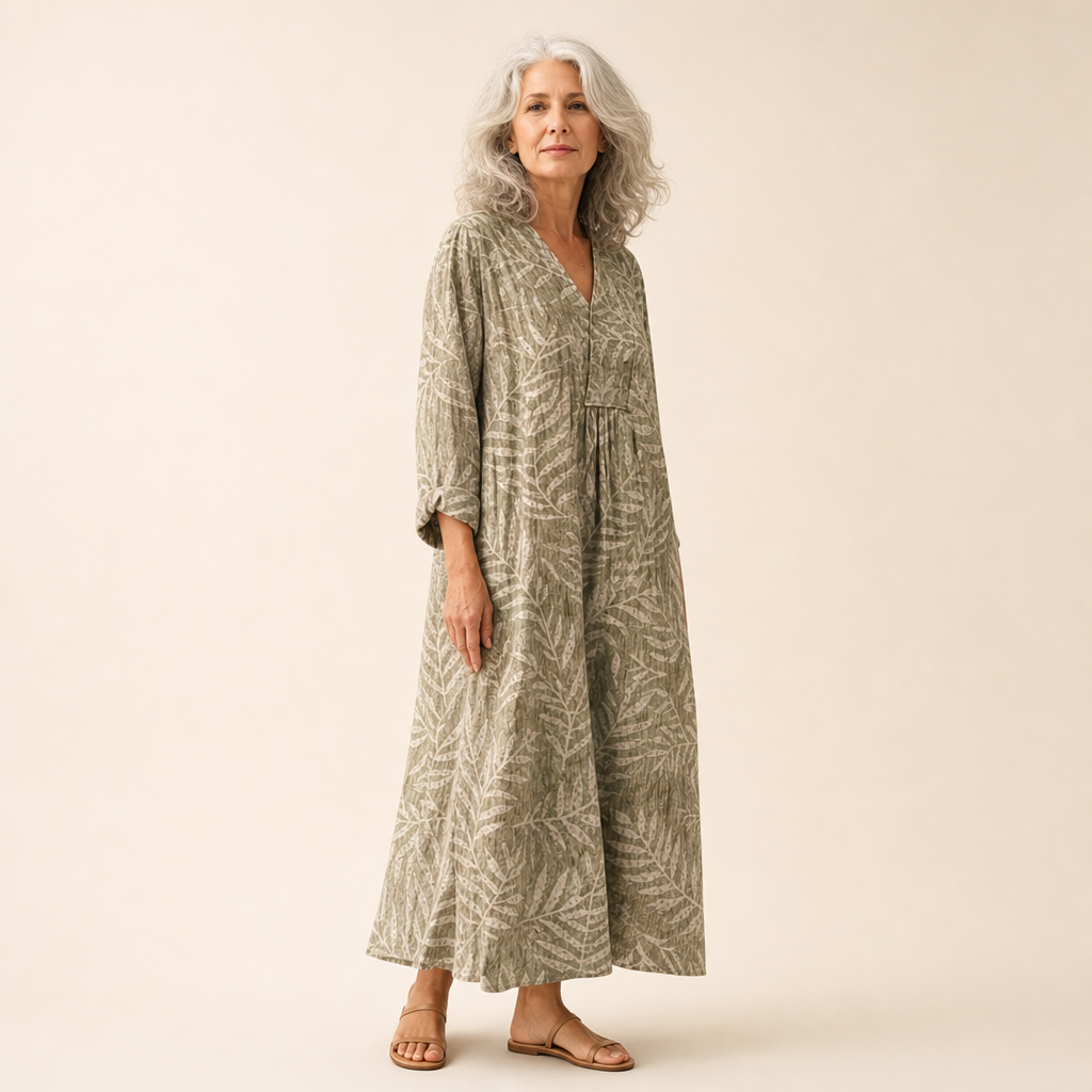 Camille - Flatternde Gedruckte Sommerkleid