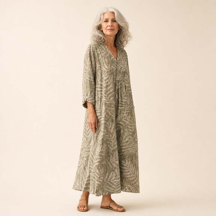 Camille - Flatternde Gedruckte Sommerkleid
