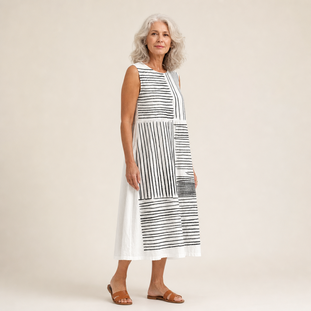 Jacqueline - Fließendes und komfortables Kleid