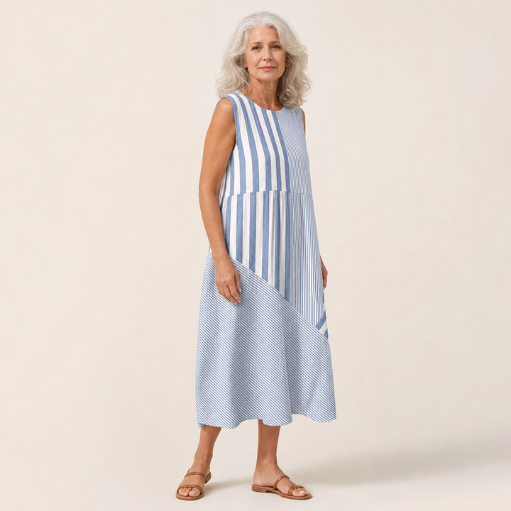 Tiphaine - Fließendes und komfortables Kleid