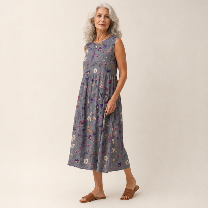 Mael - Bequeme ärmellose Sommerkleid
