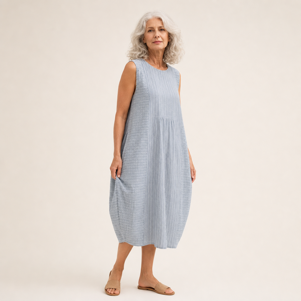 Enzo - Bequeme Sommerkleid ohne Ärmel