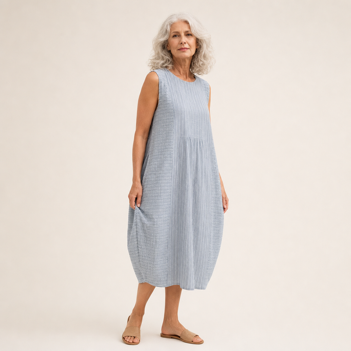 Enzo - Bequeme Sommerkleid ohne Ärmel