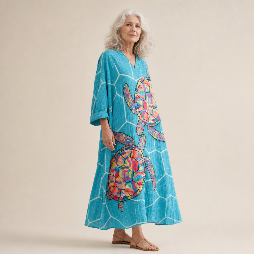 Éloïse - Fließendes Bedrucktes Sommerkleid
