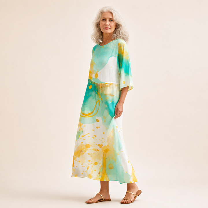 Mireille - Langes, fließendes, schickes und bequemes Kleid