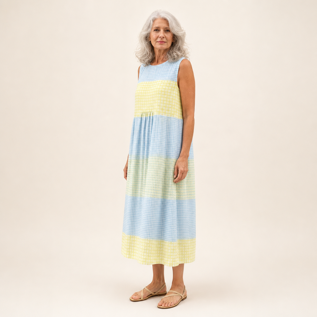 Aurélie - Bequeme Sommerkleid ohne Ärmel