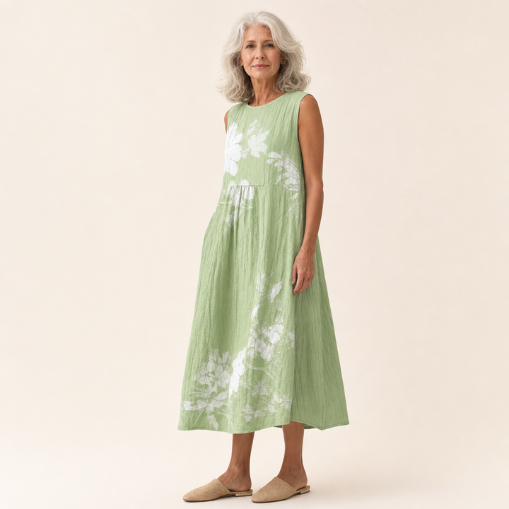 Éwan - Bequeme Sommerkleid ohne Ärmel