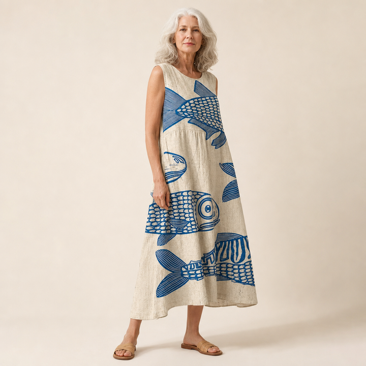 Mathilde - Fließendes und komfortables Kleid