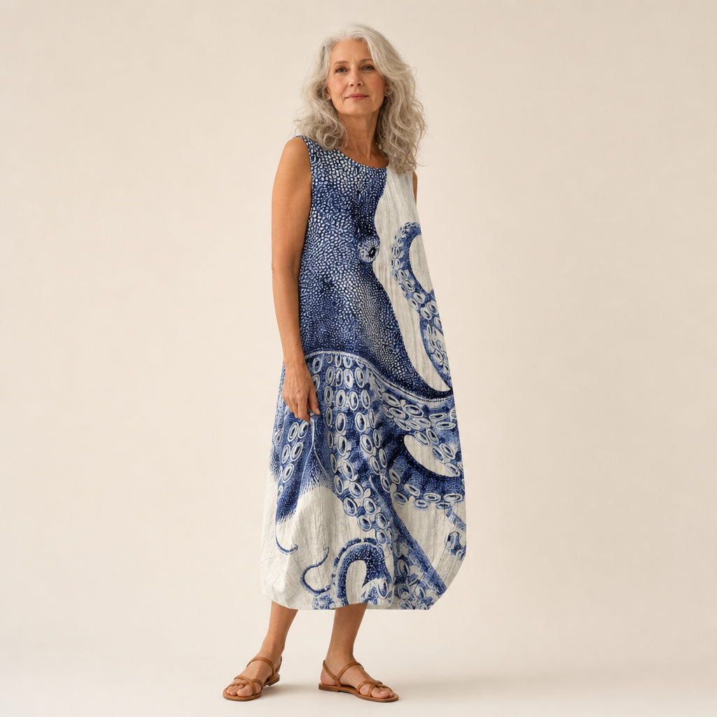 Oriane - Fließendes und bequemes Kleid