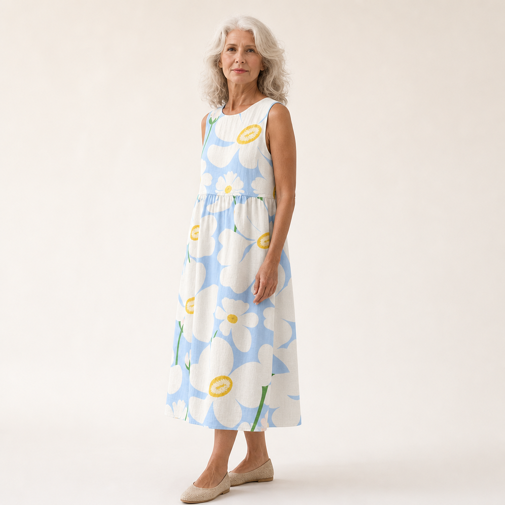 Loïc - Bequeme Sommerkleid ohne Ärmel