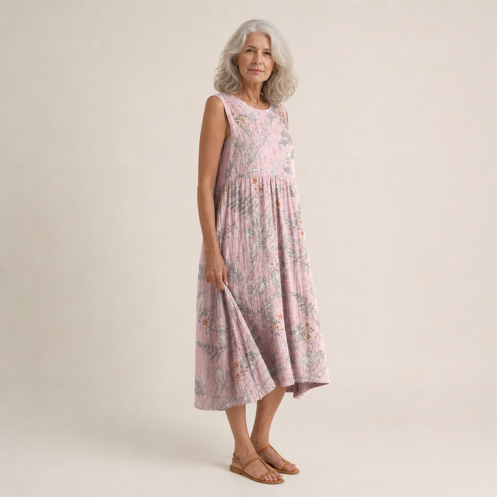 Eugénie - Fließendes und komfortables Kleid
