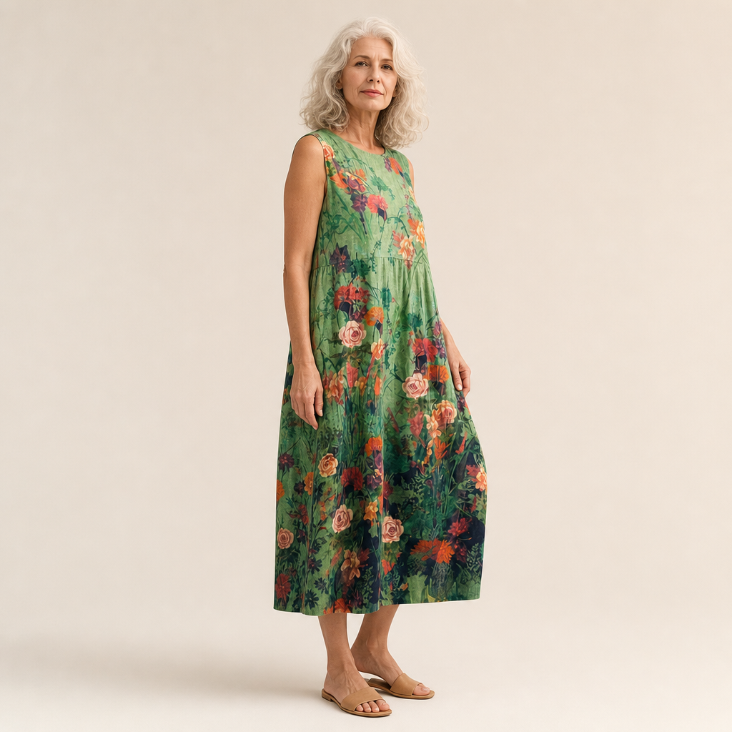 Juliette - Bequeme Sommerkleid ohne Ärmel