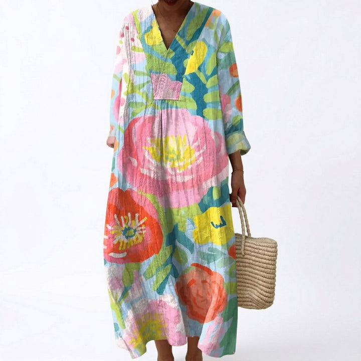 Jules - Flatterndes Gedrucktes Sommerkleid