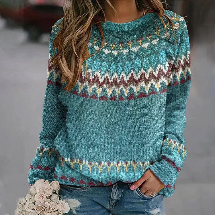 Imke | Vintage-Strickpullover