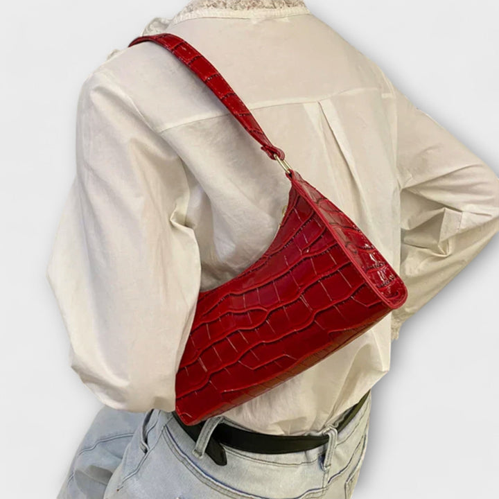 Leonore | Glänzende Leder Tasche