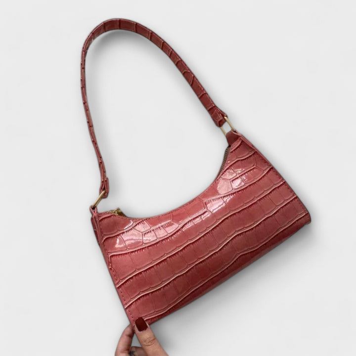 Leonore | Glänzende Leder Tasche