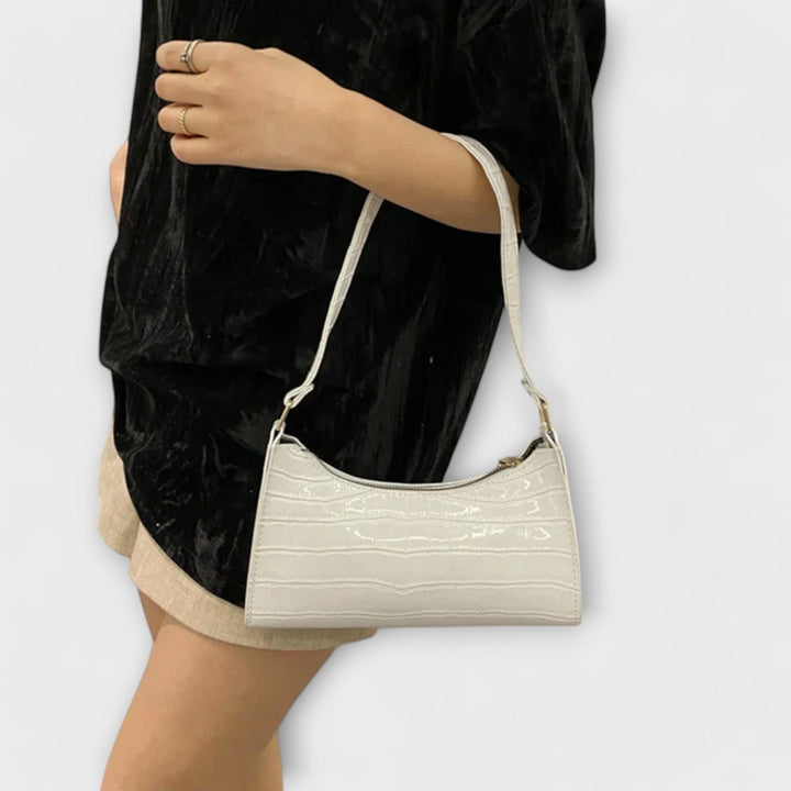 Leonore | Glänzende Leder Tasche