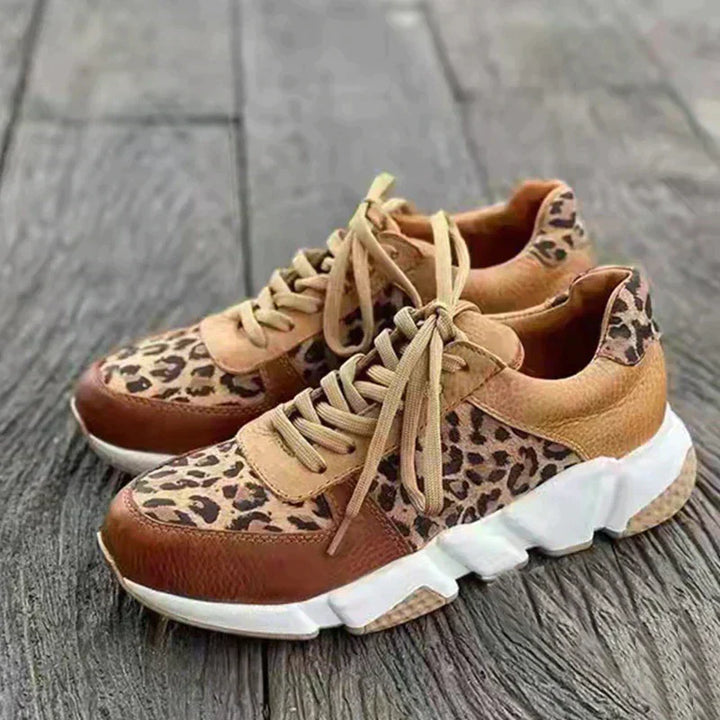 Inge | Bequeme Leoparden Sneakers