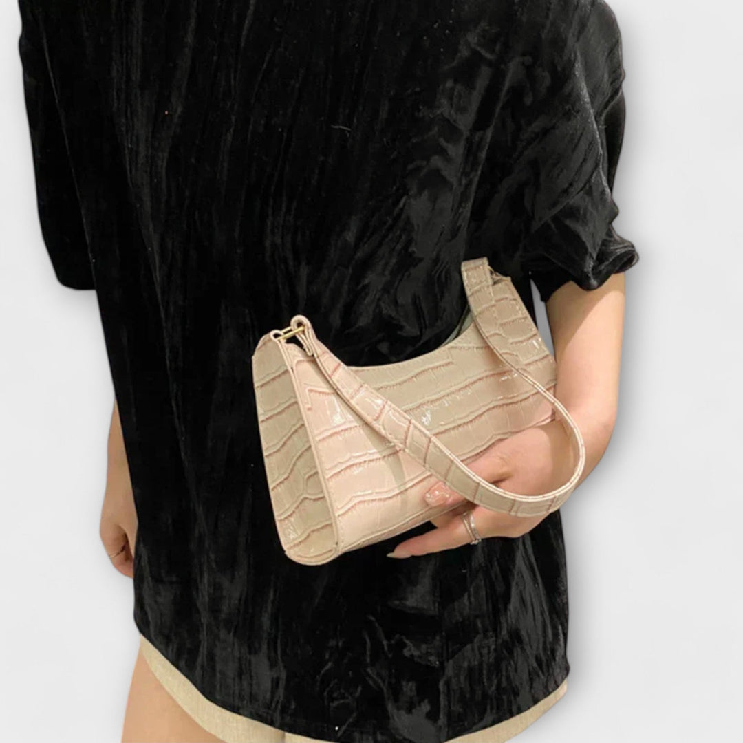 Leonore | Glänzende Leder Tasche
