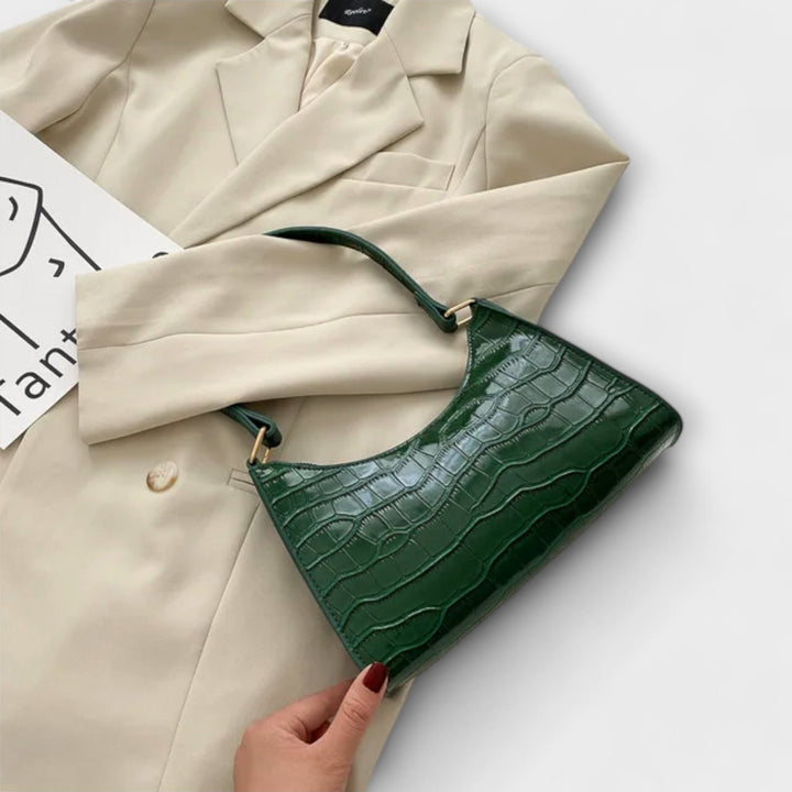 Leonore | Glänzende Leder Tasche
