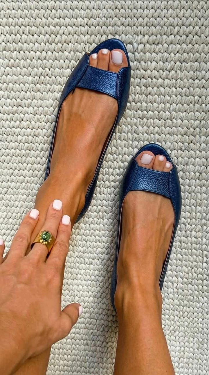 Adelina | Luxe Komfort Goldene Sandalen
