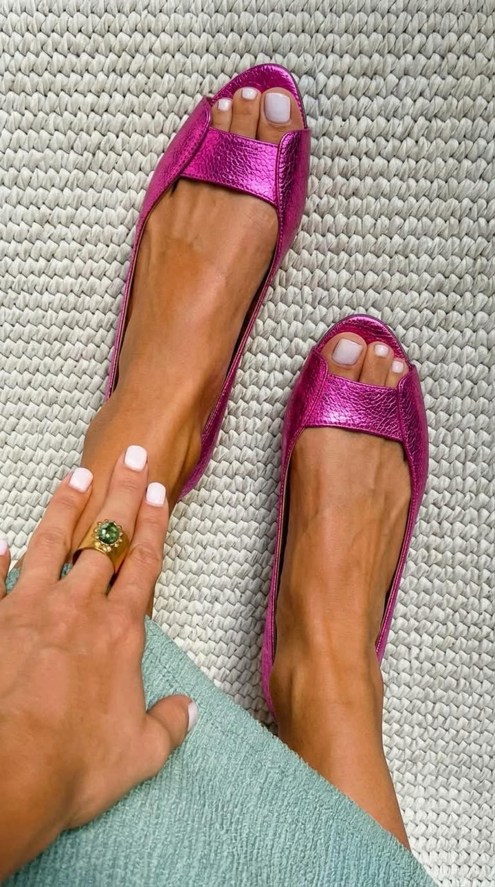 Adelina | Luxe Komfort Goldene Sandalen
