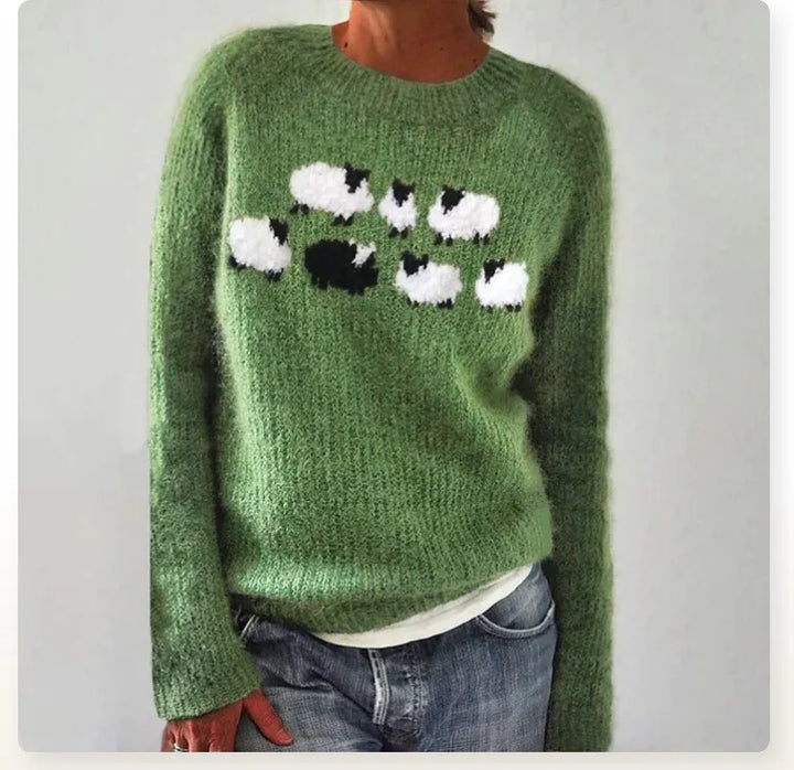Gustava | Vintage-Strickpullover