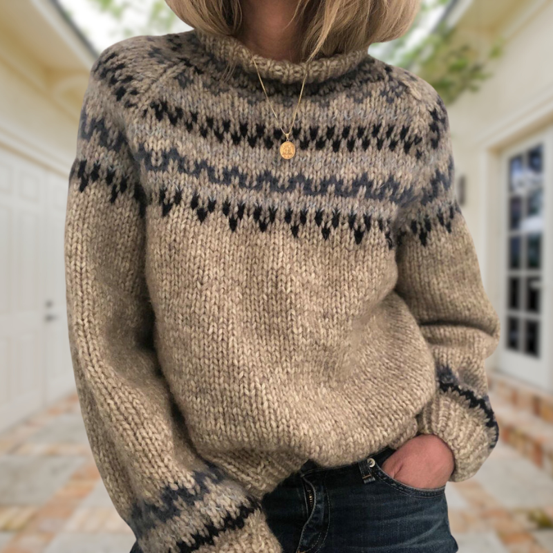 Sieglinde | Vintage-Strickpullover