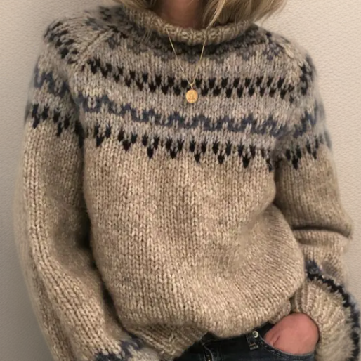 Sieglinde | Vintage-Strickpullover