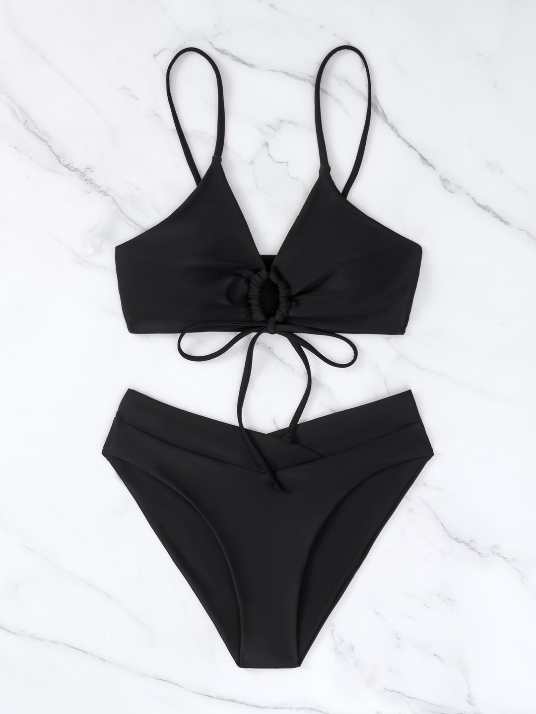 Miranda | Zweiteiliges Bikini-Set mit Knoten vorne