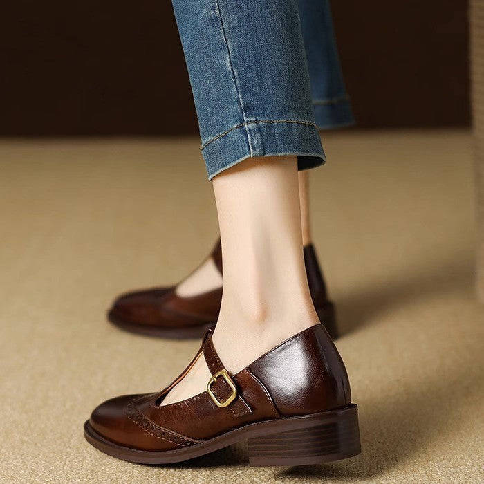 Truus | Mary Jane T Bar Schuhe
