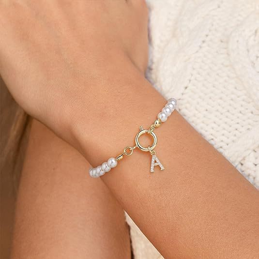 Armbänder mit Buchstaben Auden Key | Gold