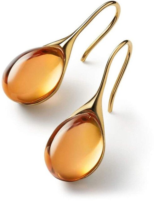 Goldene und Silberne Kristallohrringe