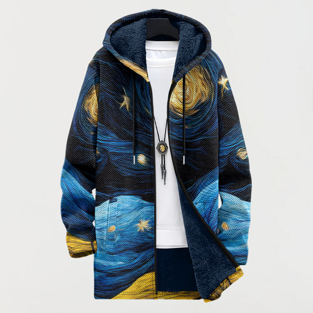 Angelika | Jacke mit Sternenhimmel-Muster