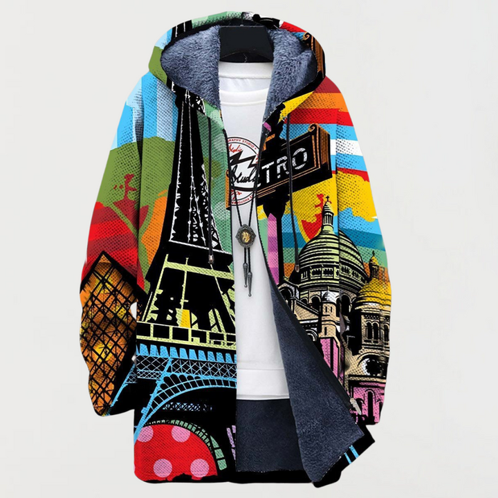 Monika | Pullover mit Urban-Print