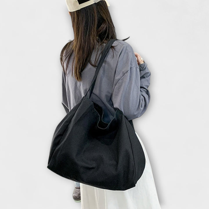 Micha | Große Baumwoll-Schultertasche von Hoher Qualität